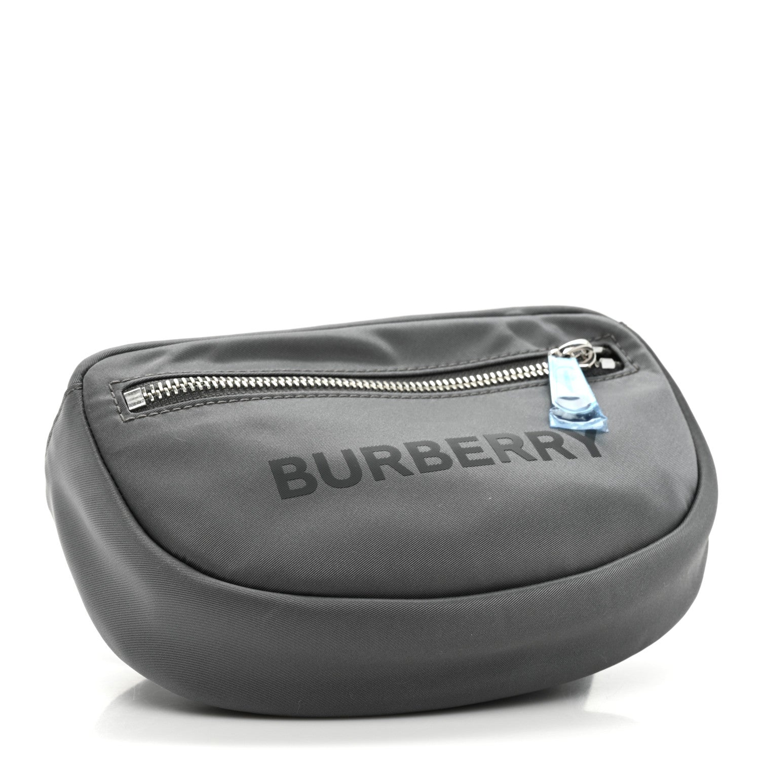 Burberry Econyl Logo Print Small Cannon Bum Bag Charcoal Grey 4 of 8