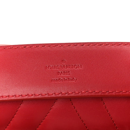 Louis Vuitton Calfskin New Wave Chain MM Ecarlate 6 of 12