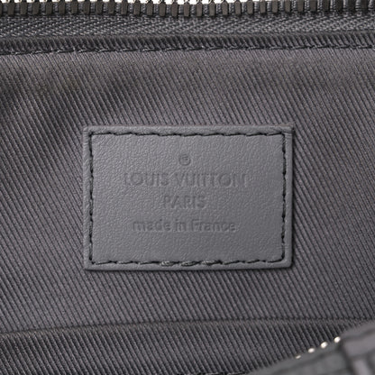 Louis Vuitton Grained Calfskin Aerogram City Keepall Gris 6 of 14
