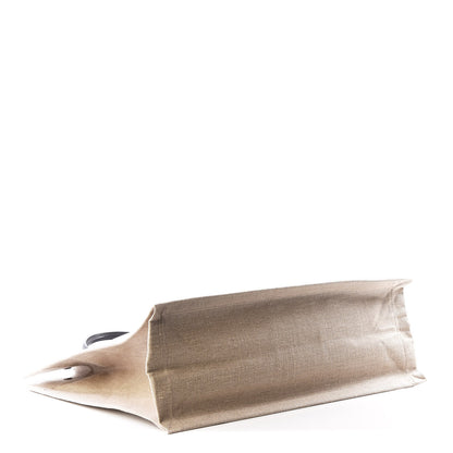 Saint Laurent Linen Calfskin Rive Gauche Tote Optic White 3 of 8