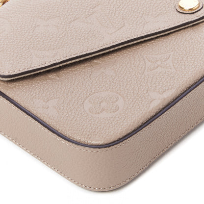 Louis Vuitton Empreinte Pochette Felicie Chain Wallet Tourterelle 7 of 9