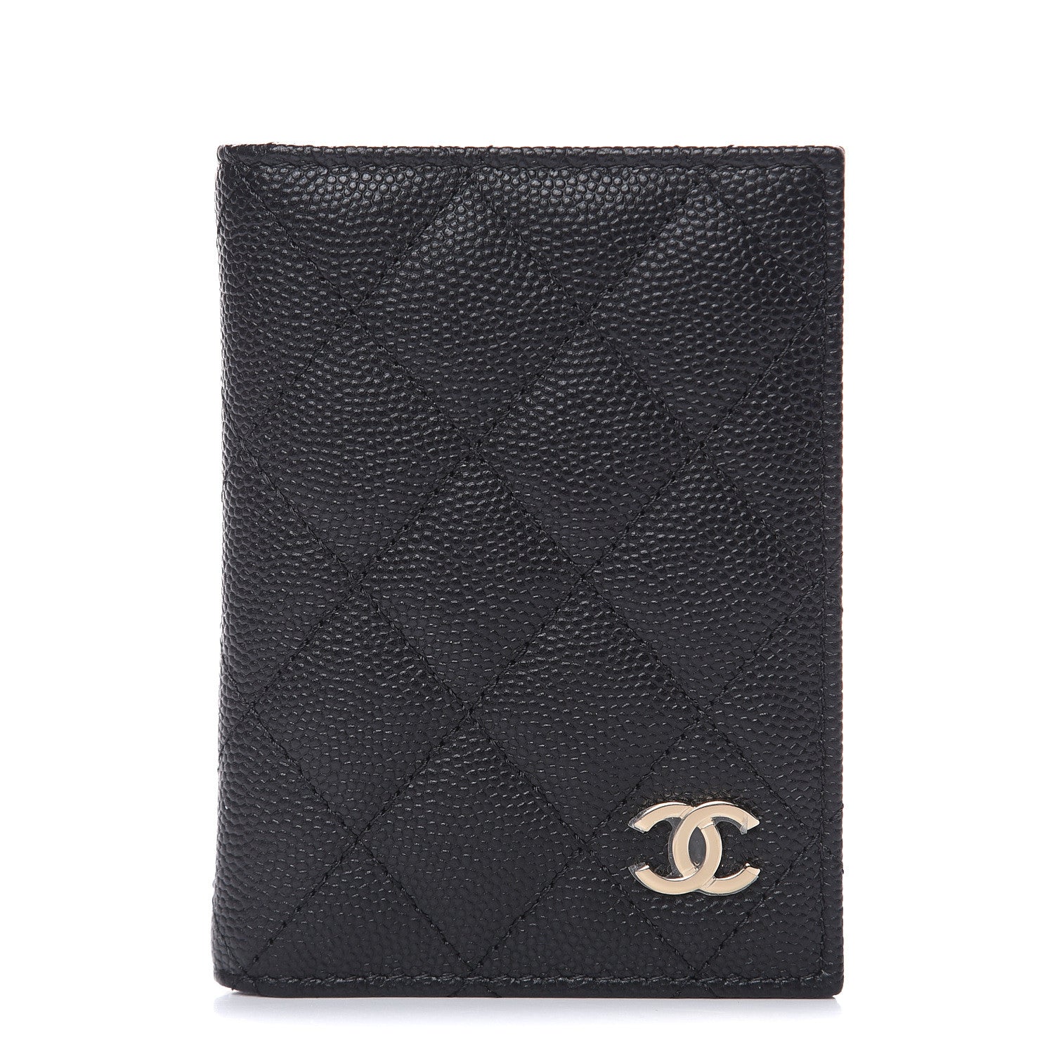 Chanel Caviar Quilted Card Holder Wallet Black 1 of 8