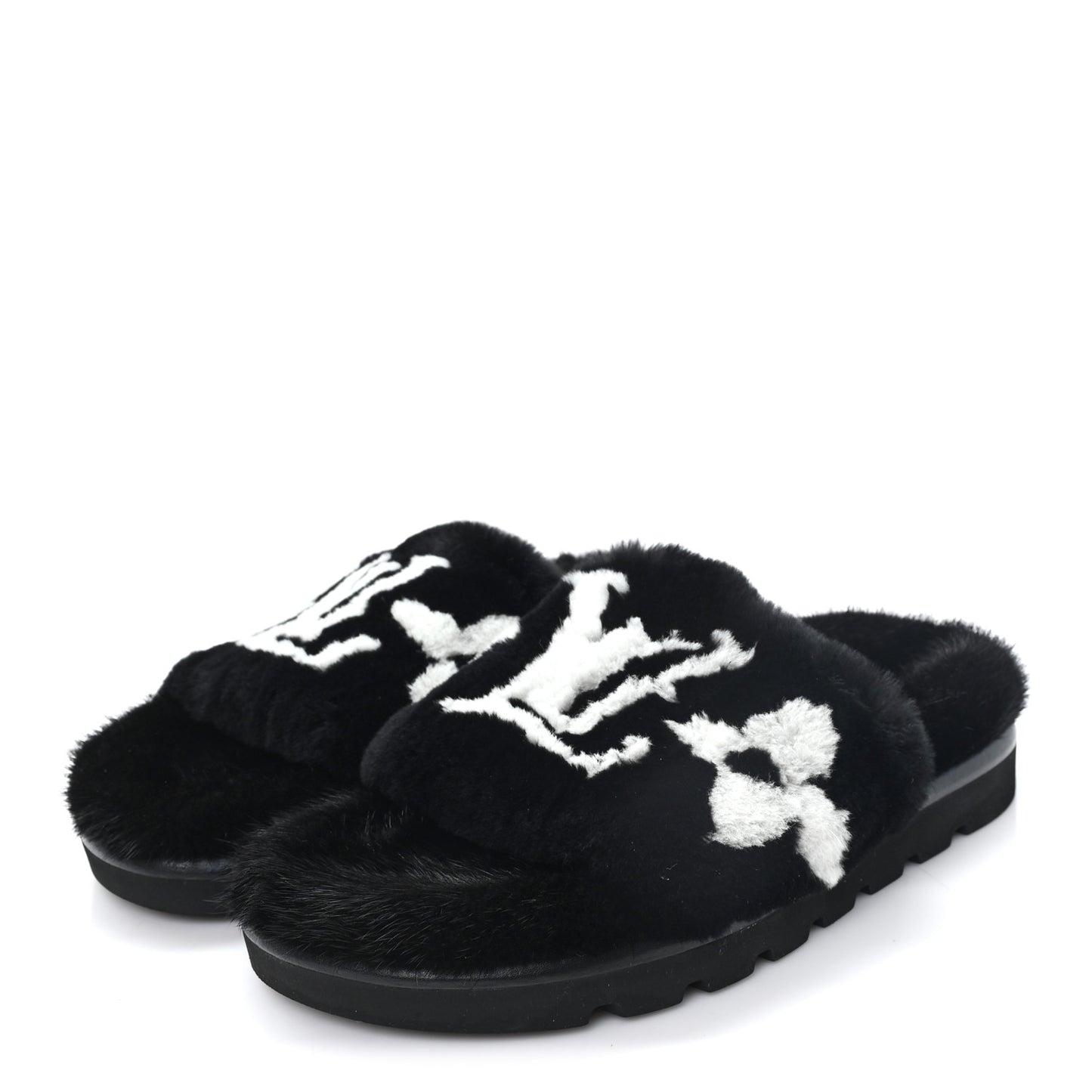 Mink Pool Pillow Comfort Mule 39 Black