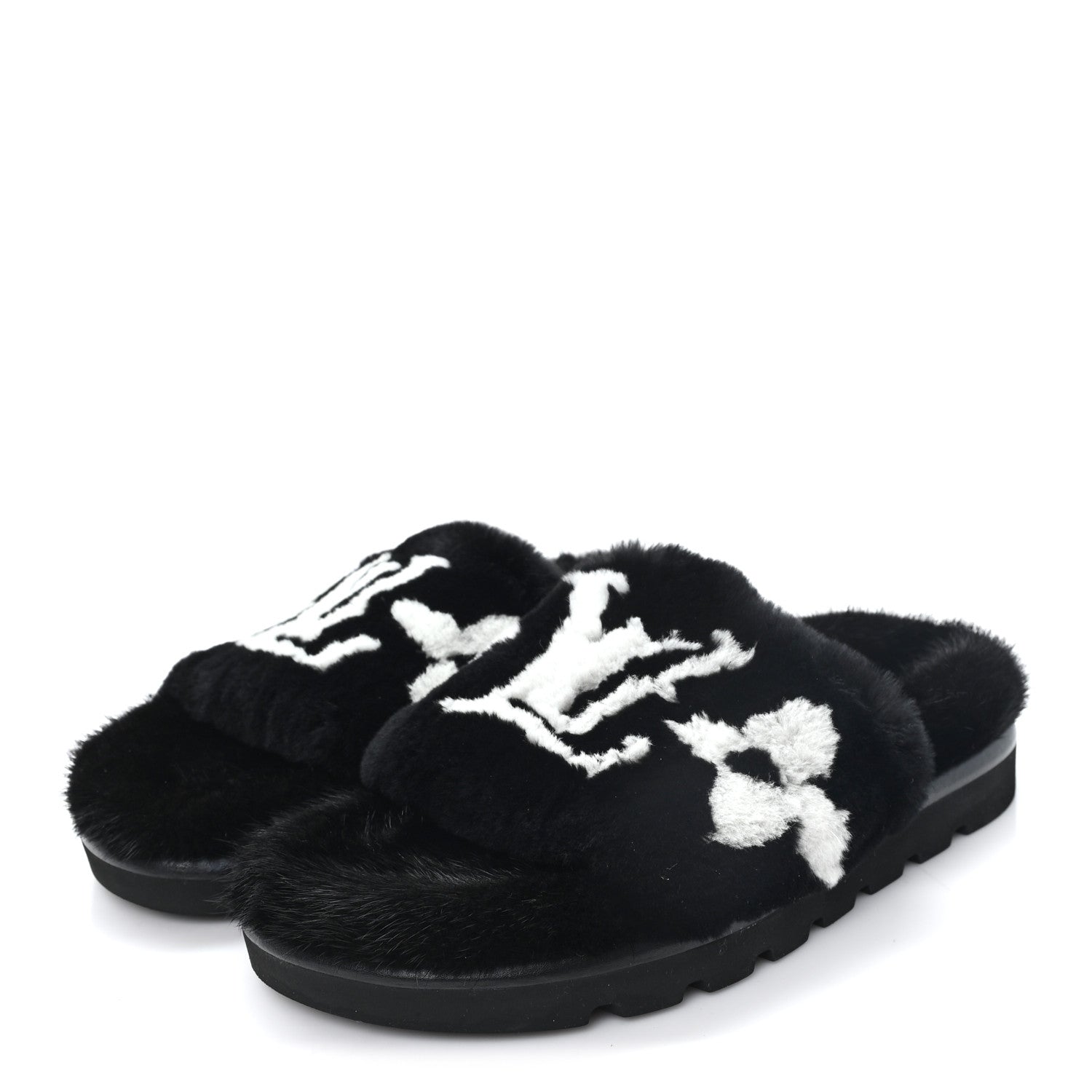 Louis Vuitton Mink Pool Pillow Comfort Mule 39 Black 4 of 9