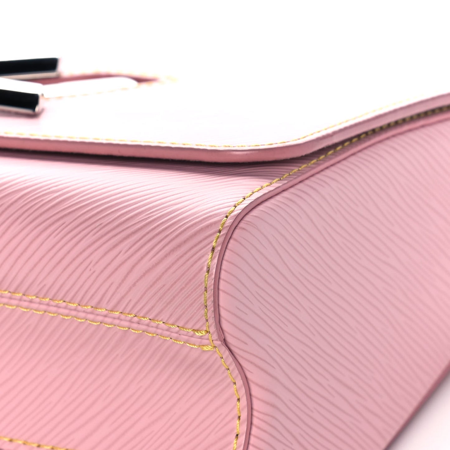 Epi Twist Shoulder Bag MM Rose Ballerine