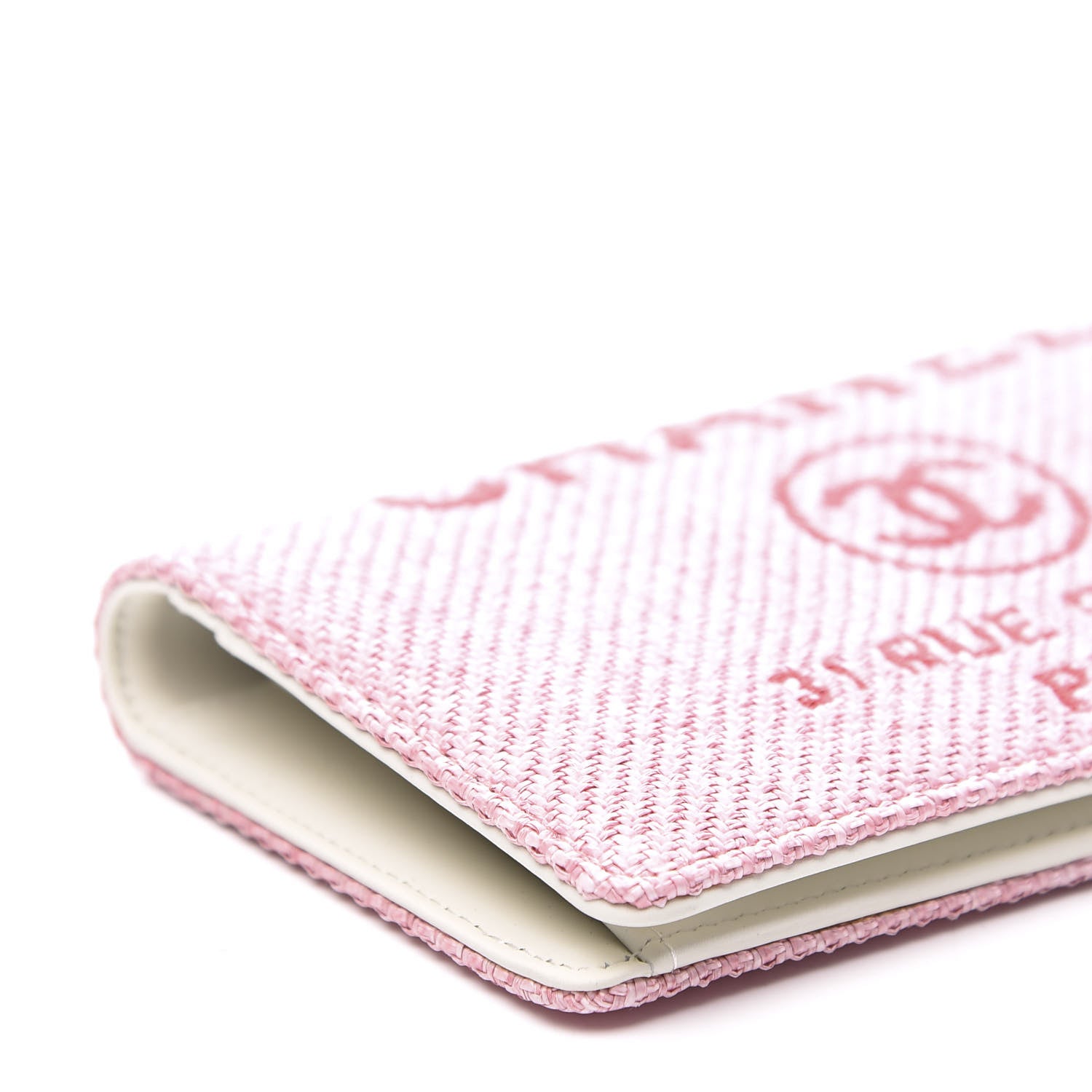 Chanel Canvas Deauville Small Wallet Pink 7 of 9