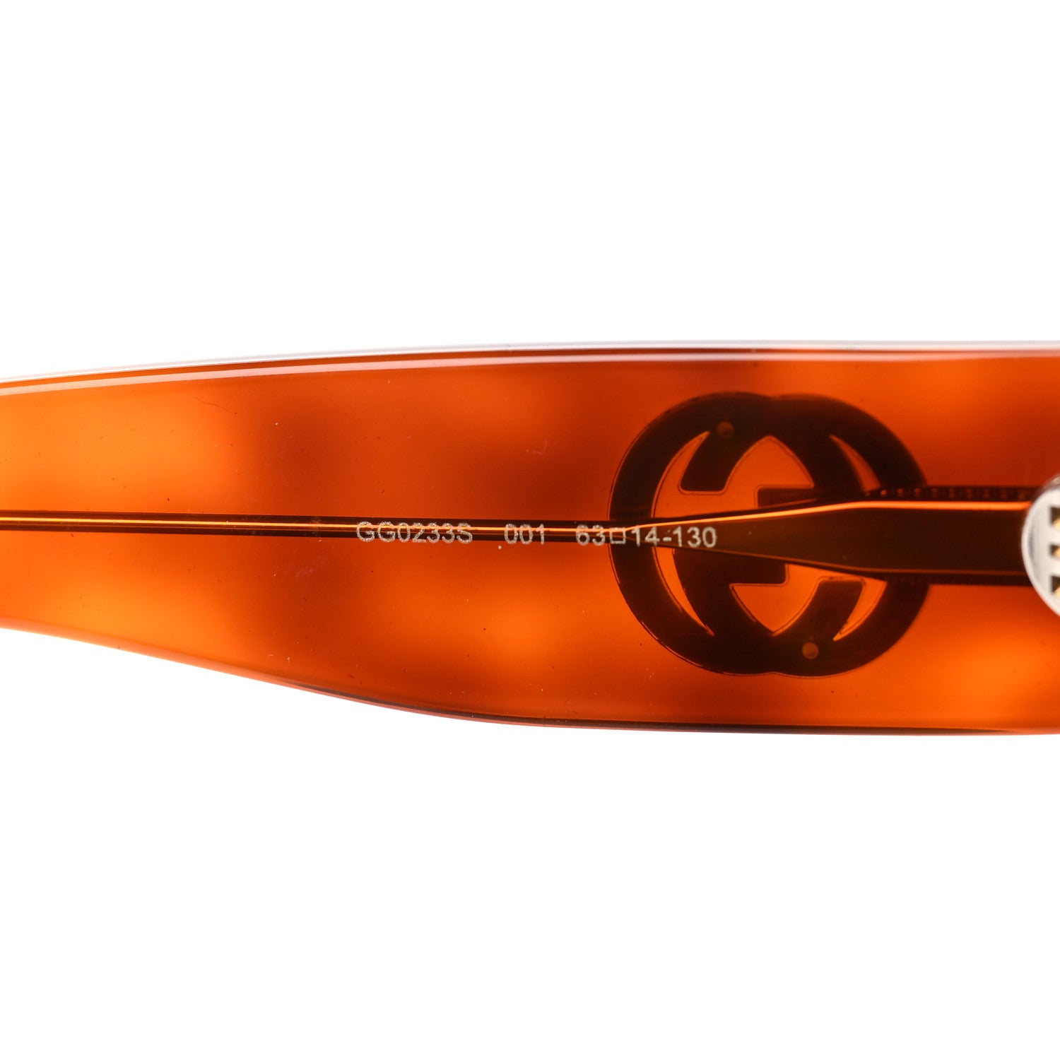 Gucci Oval Sunglasses GG0233S Tortoiseshell Gold 6 of 6