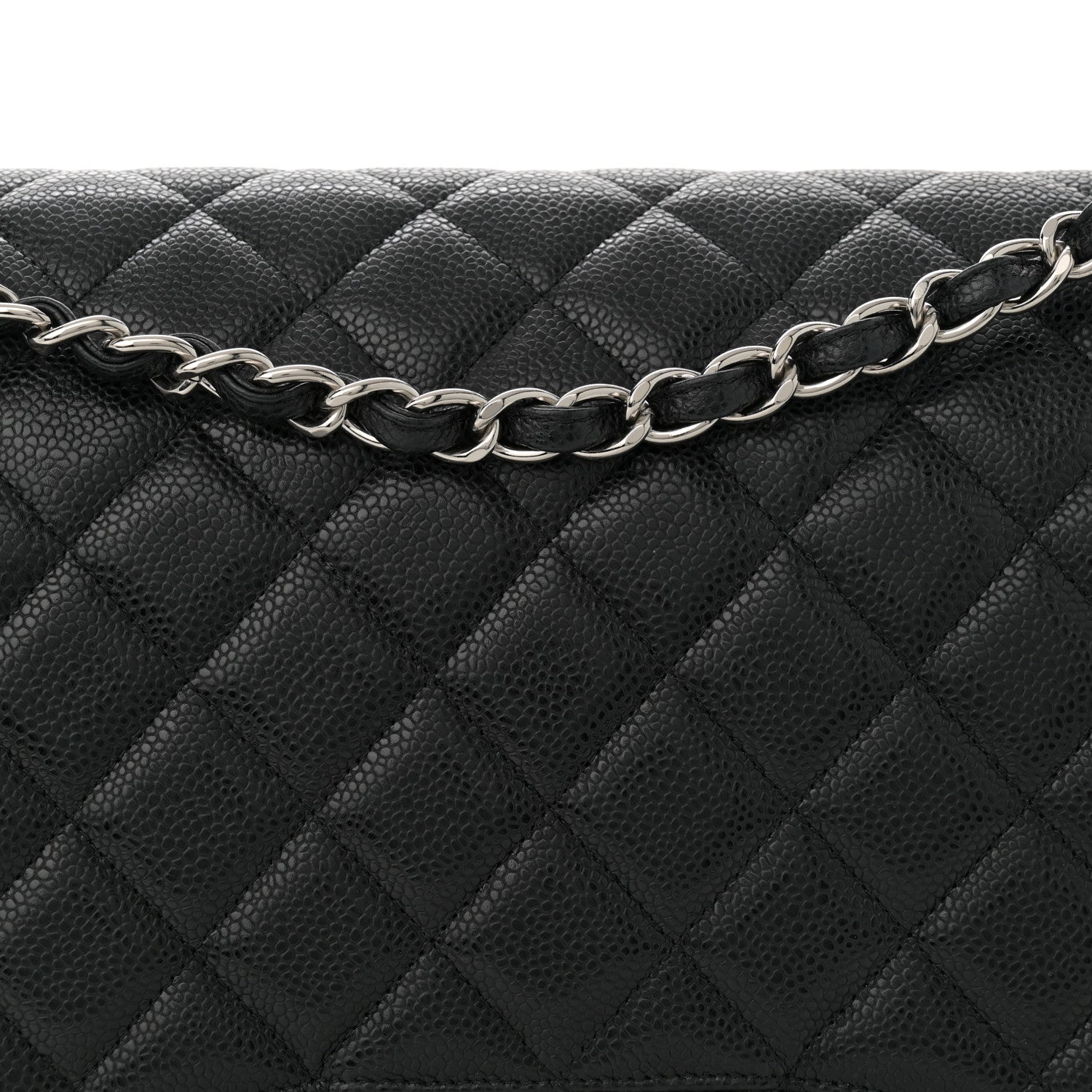 Chanel Caviar Quilted Maxi Double Flap Black 8 of 13