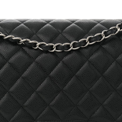 Chanel Caviar Quilted Maxi Double Flap Black 8 of 13