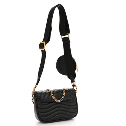 Louis Vuitton Calfskin New Wave Multi Pochette Black 3 of 13
