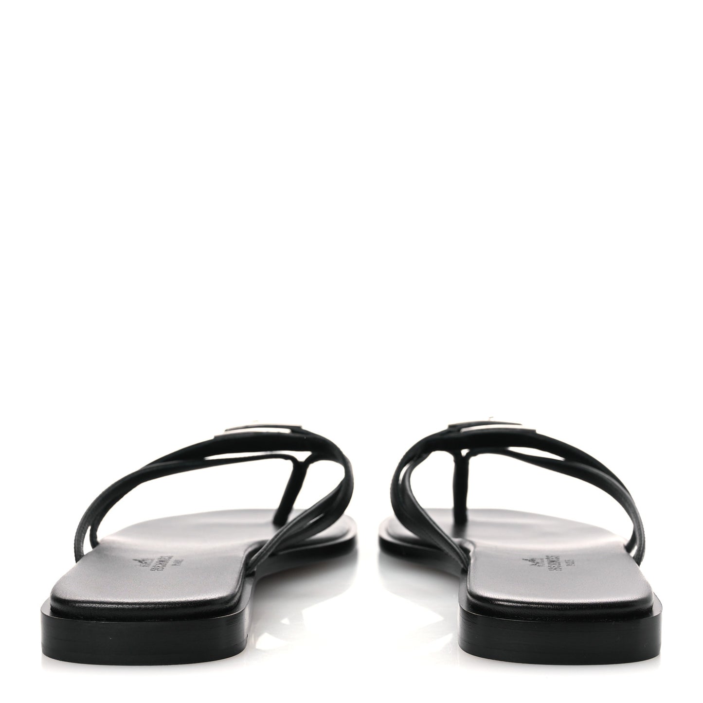 Calfskin Miss Sandals 37 Black