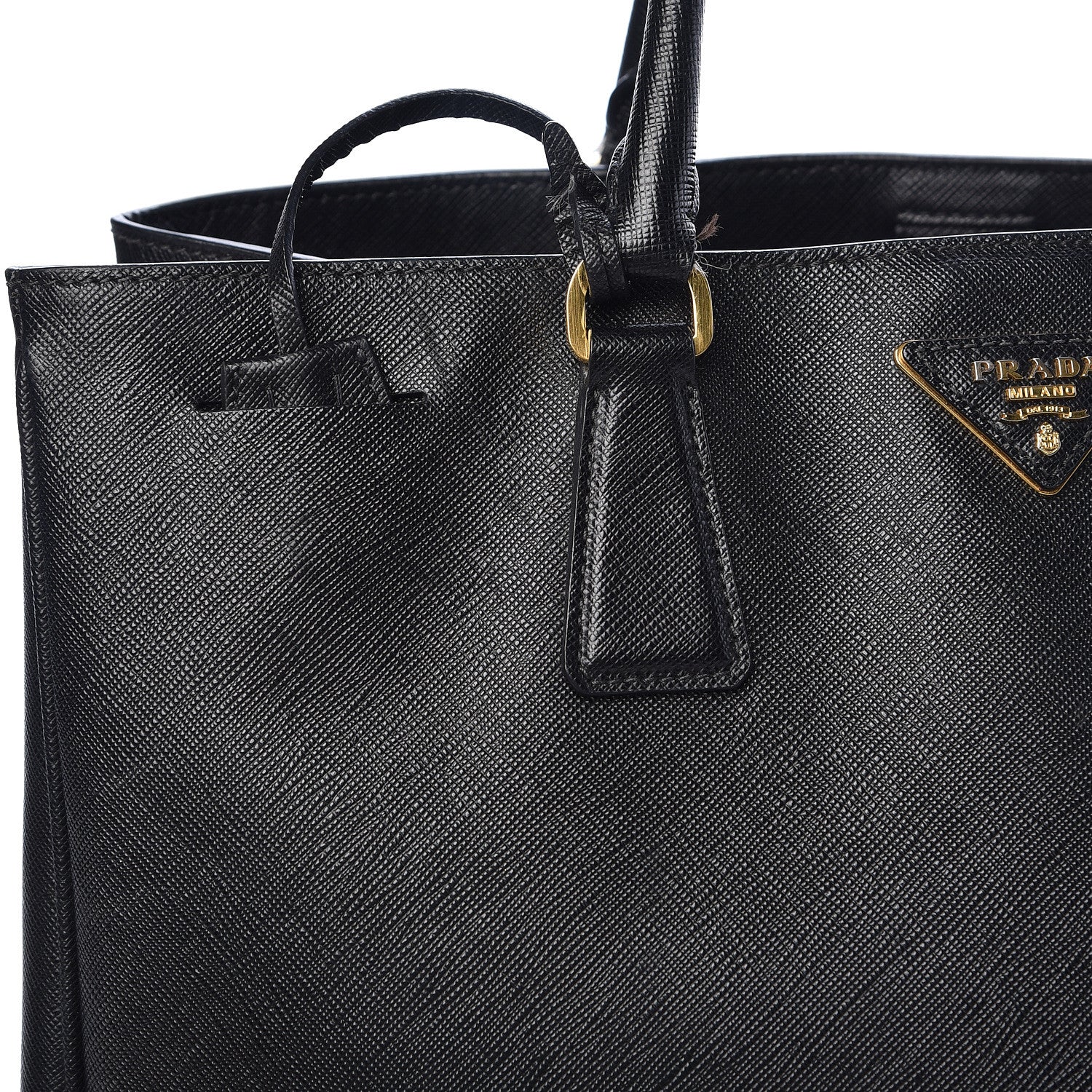 Prada Saffiano Lux Large Tote Black 14 of 19