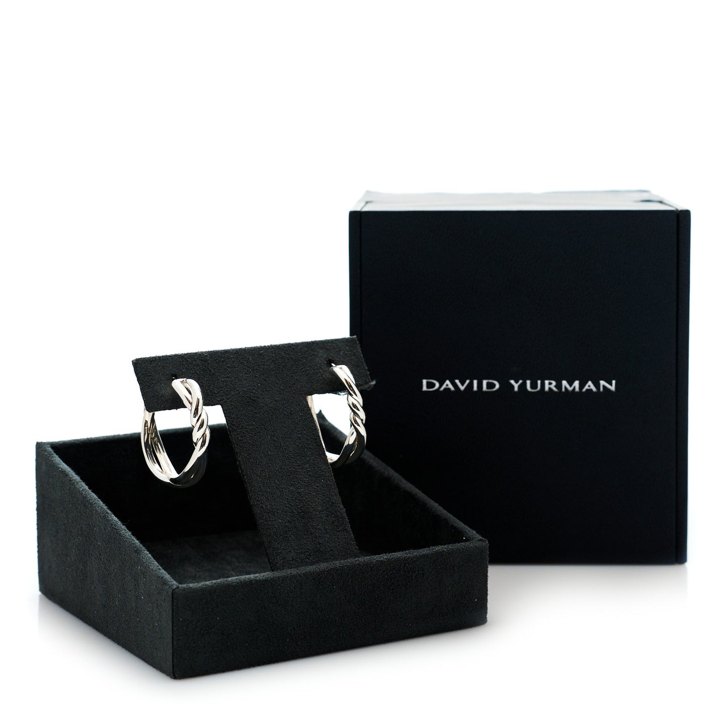 Sterling Silver 30mm Continuance Hoop Earrings