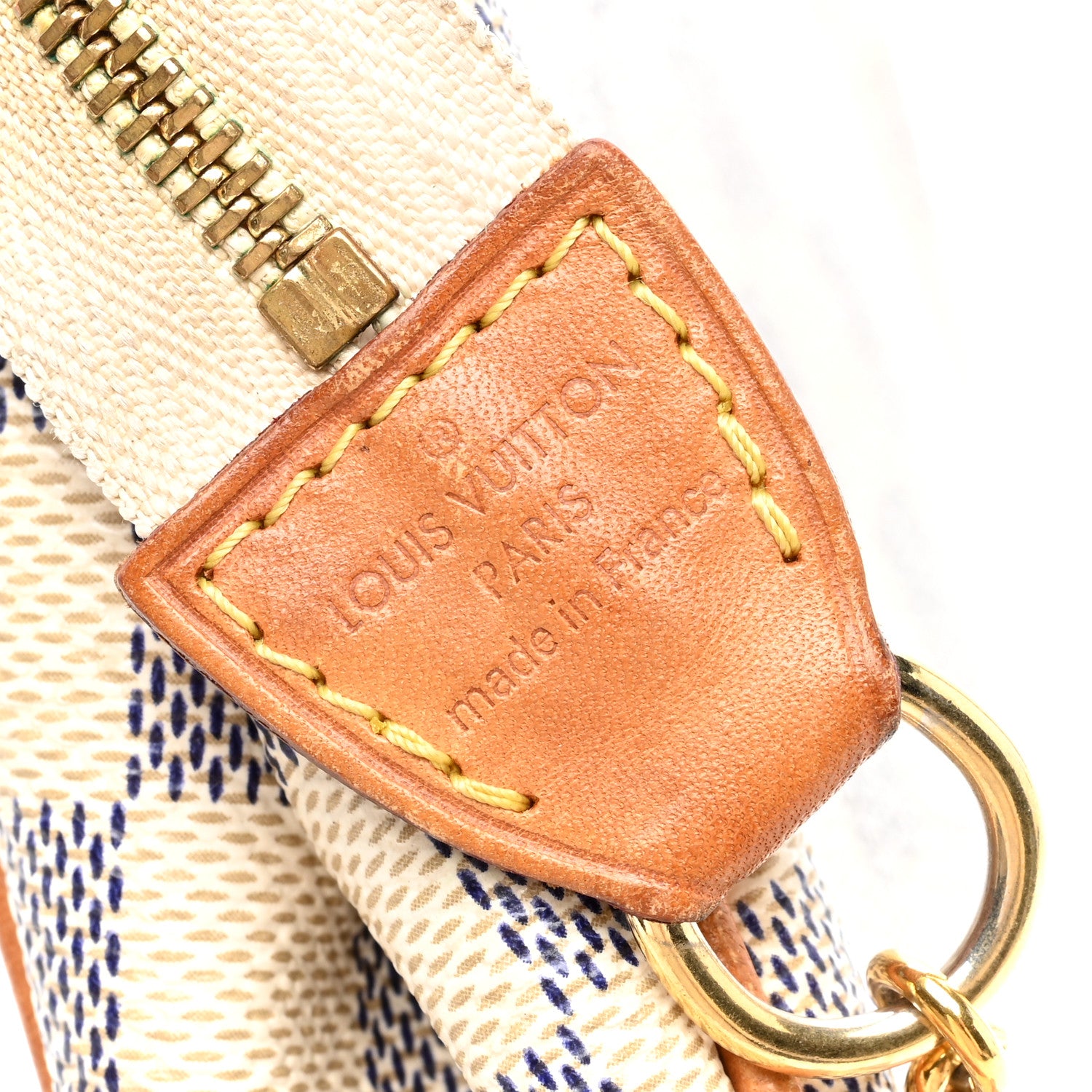 Louis Vuitton Damier Azur Eva Clutch 6 of 10