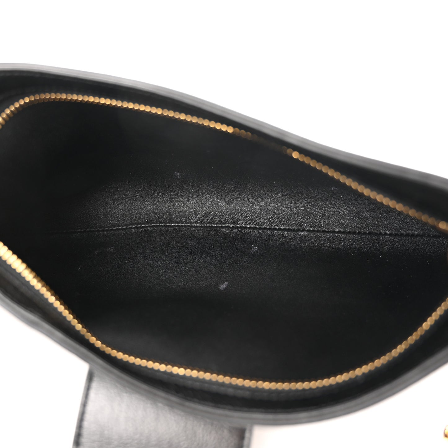 Triomphe Calfskin Wiltern Clutch Black