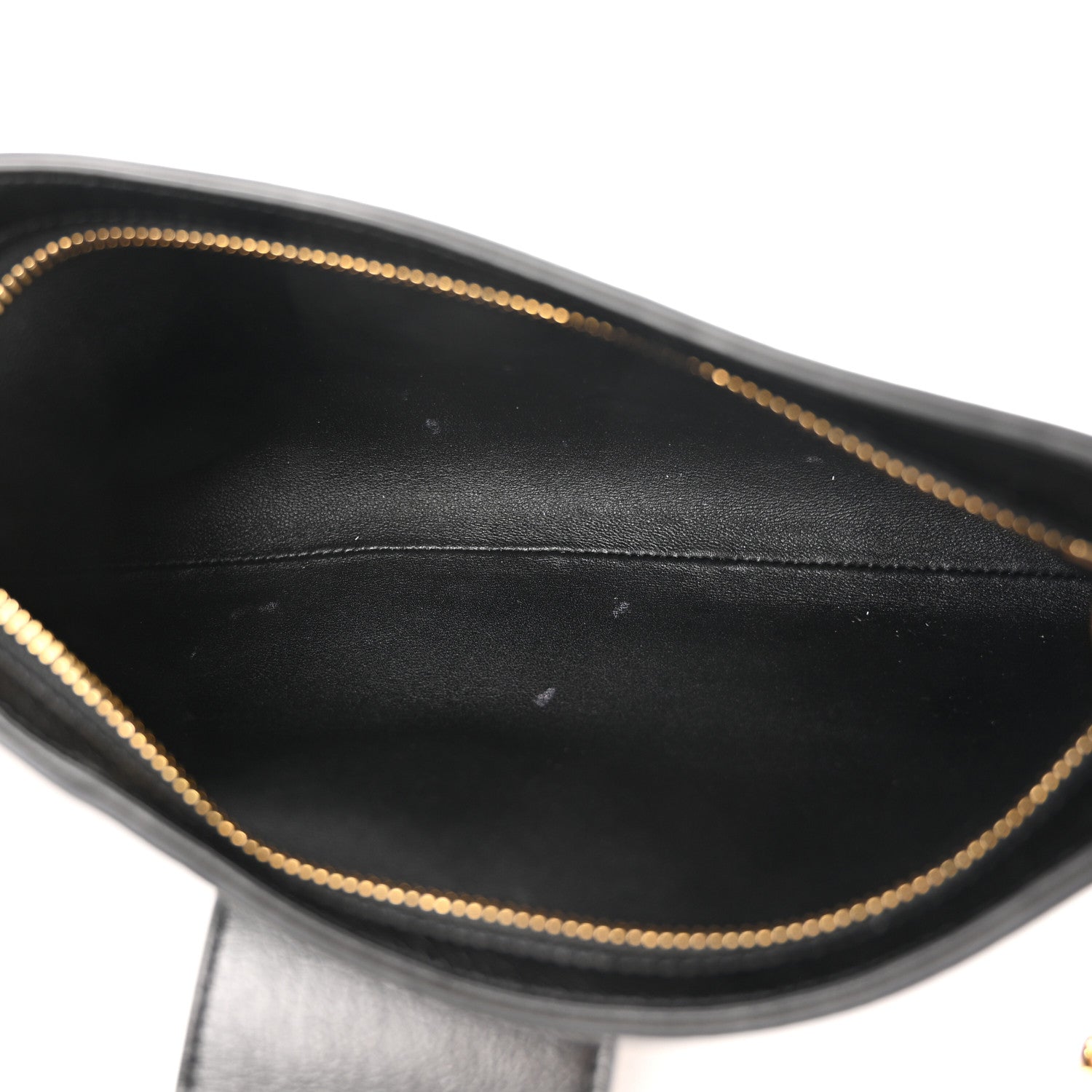 Celine Triomphe Calfskin Wiltern Clutch Black 5 of 10
