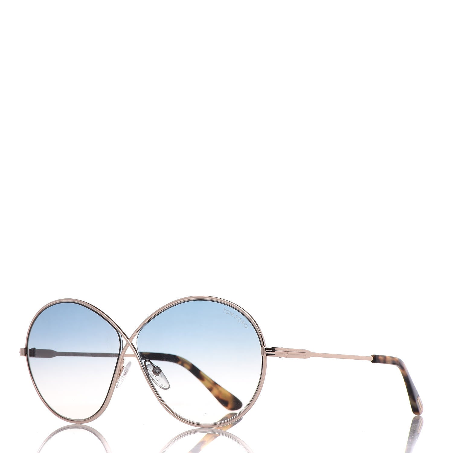 Tom Ford Rania-02 Oval Sunglasses TF564 Brown 1 of 6