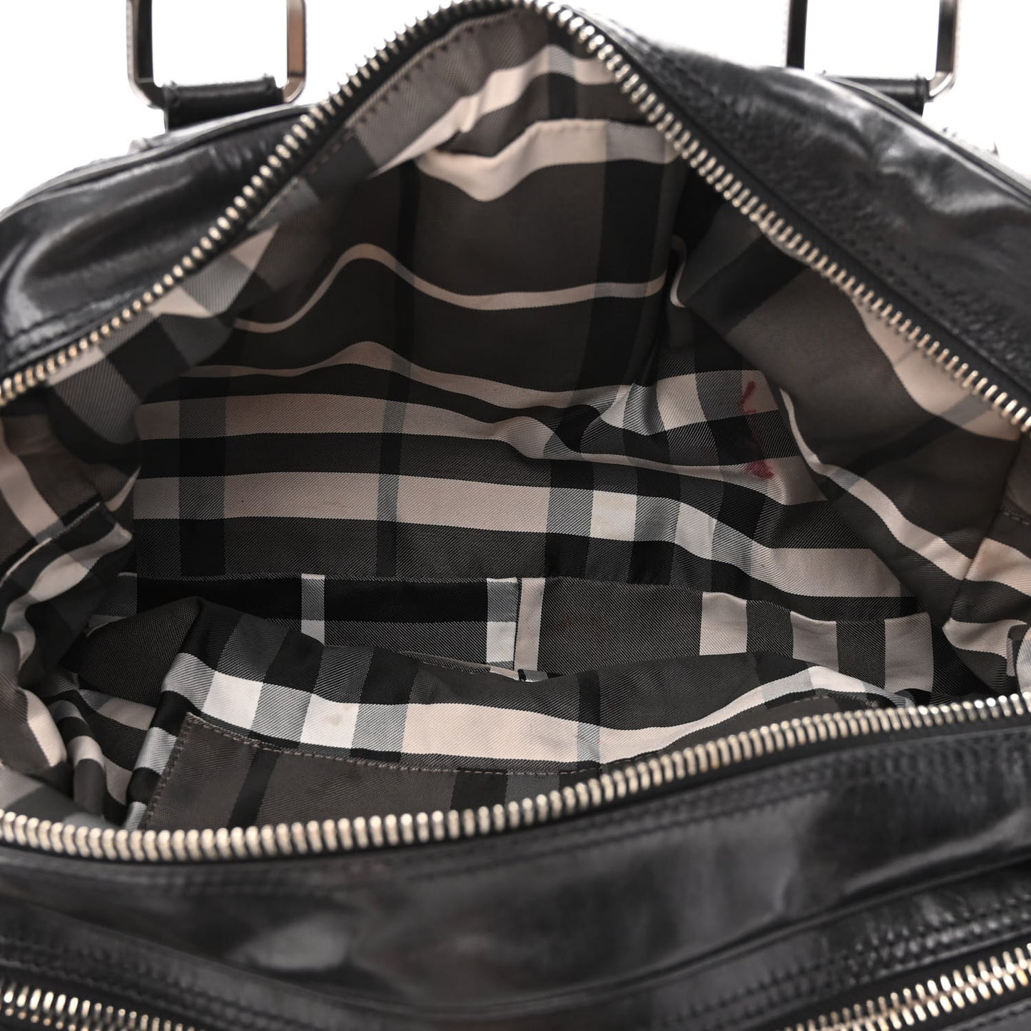 Prorsum Calfskin Studded Knight Satchel Black