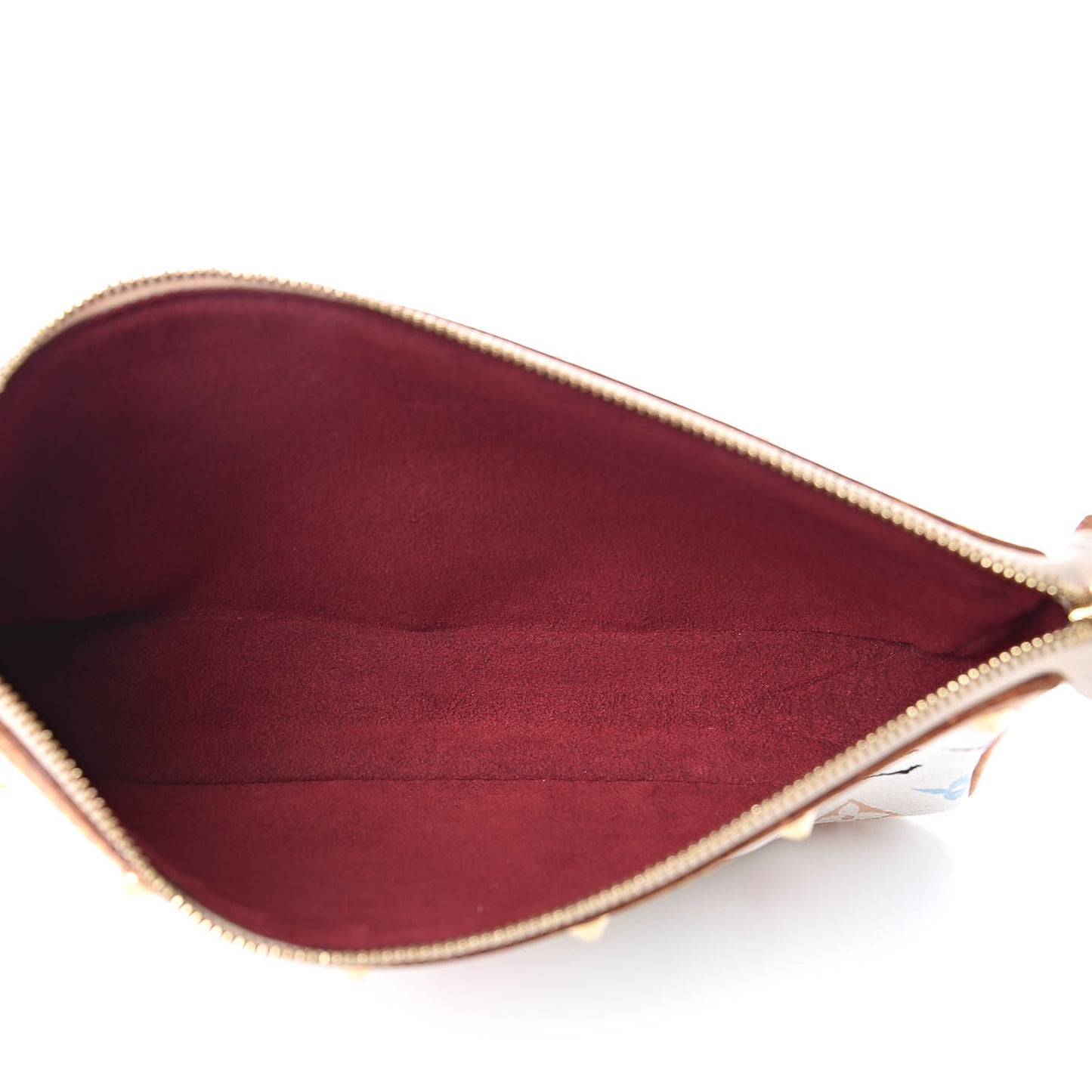 Monogram Multicolor Pochette Accessories White