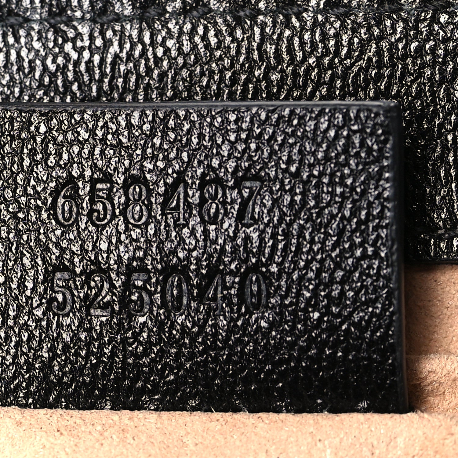 Gucci GG Supreme Monogram New Sakai Lux Calfskin Mini Padlock Flap Pocket Shoulder Bag Beige Ebony Black Cuir 7 of 9