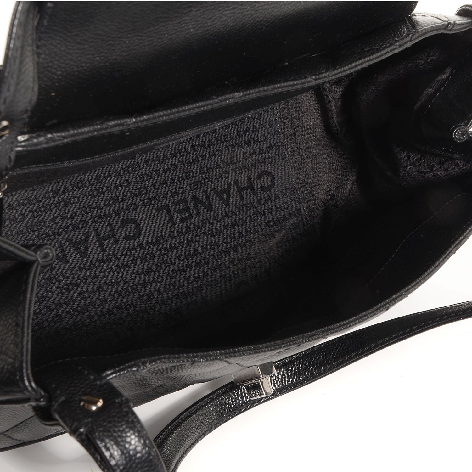 Chanel Caviar Quilted Mademoiselle Flap Bag Black 5 of 8