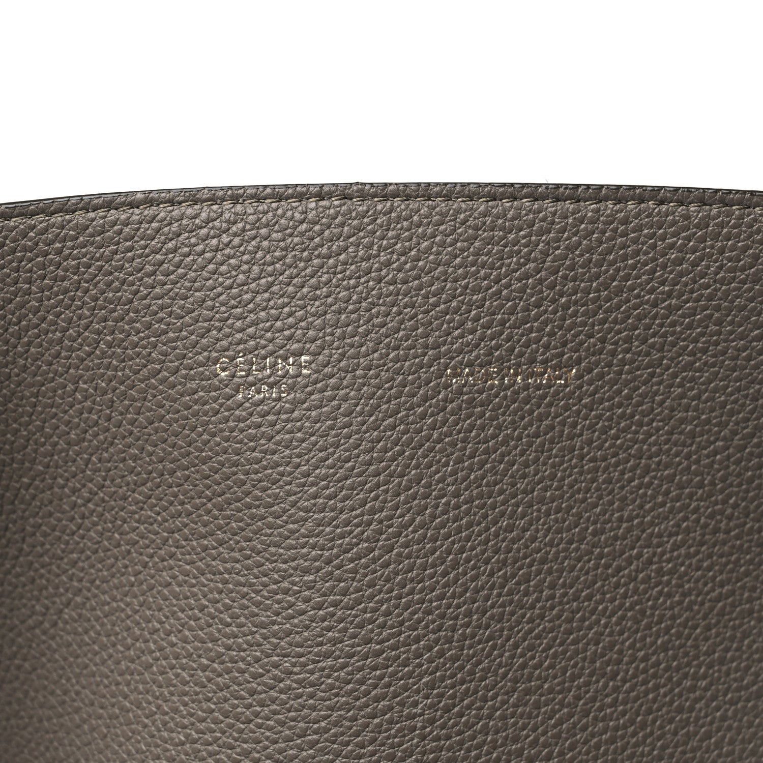 Celine Soft Grained Calfskin Small Belt Cabas Phantom Taupe 5 of 10