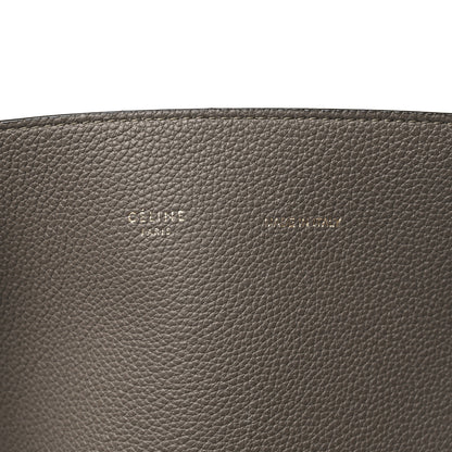 Celine Soft Grained Calfskin Small Belt Cabas Phantom Taupe 5 of 10