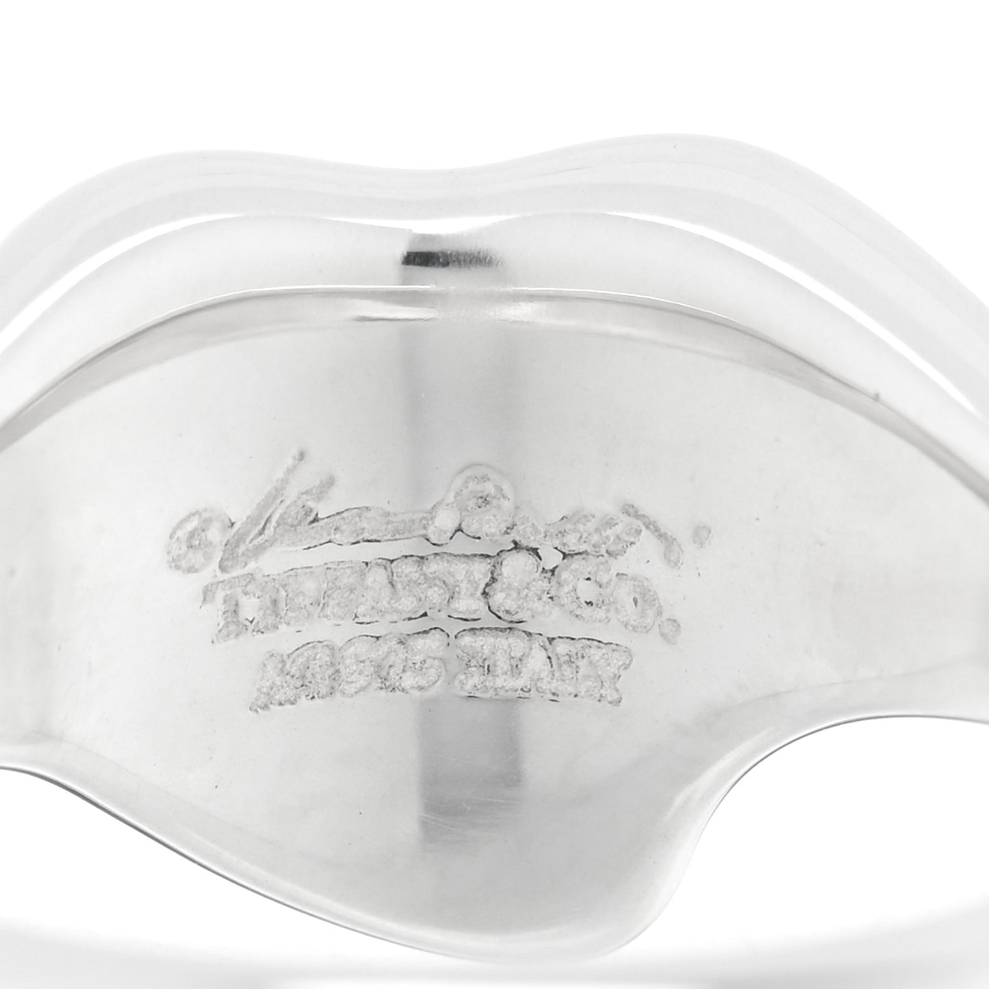 Sterling Silver Elsa Peretti Full Heart Ring 50 5.5