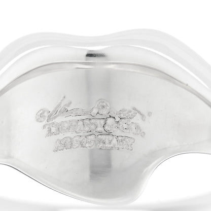 Tiffany Sterling Silver Elsa Peretti Full Heart Ring 50 5.5 4 of 5