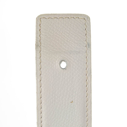 Hermes Epsom 32mm H Belt 85 White Orange 8 of 8