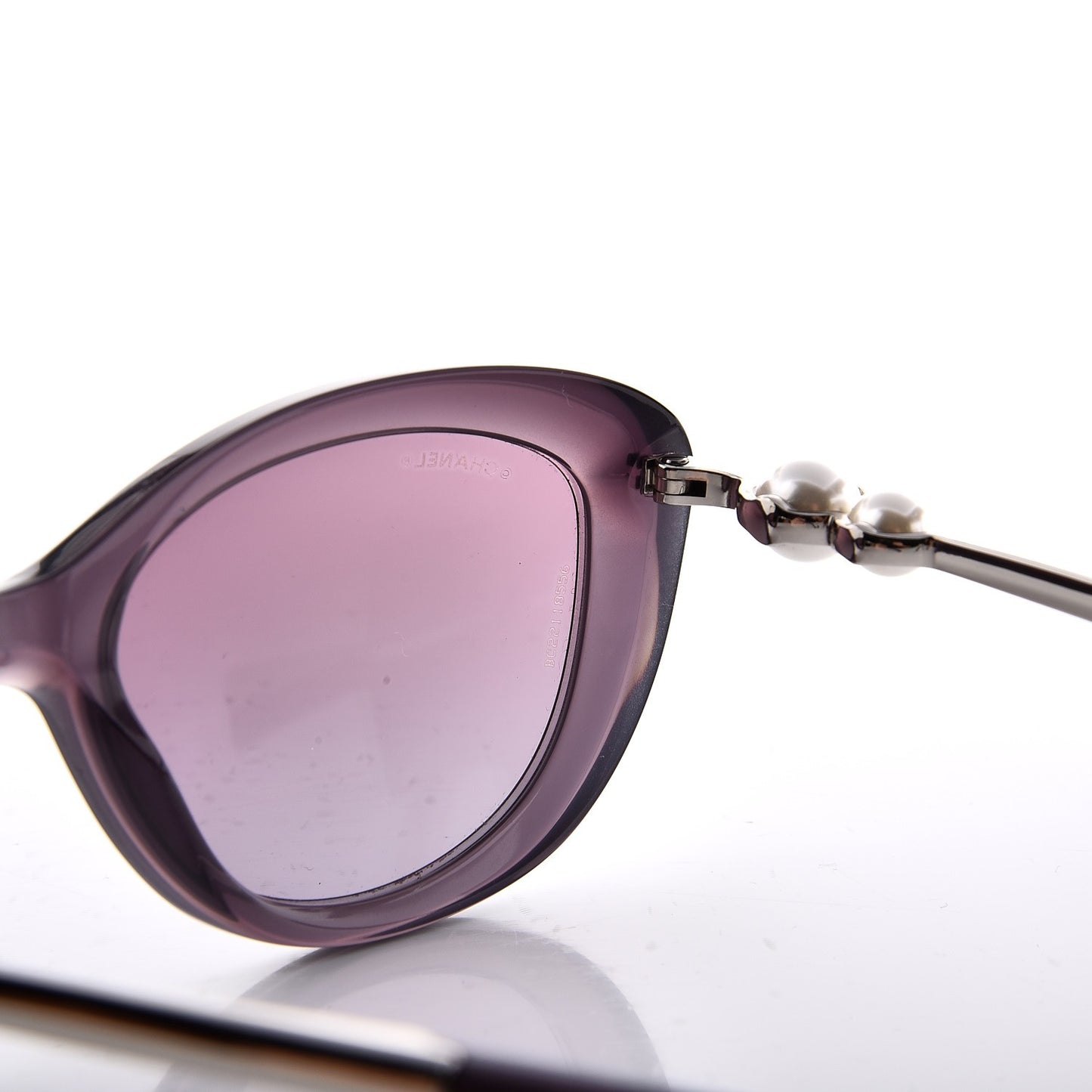 Acetate Pearl Cat Eye Sunglasses 5340-H Purple