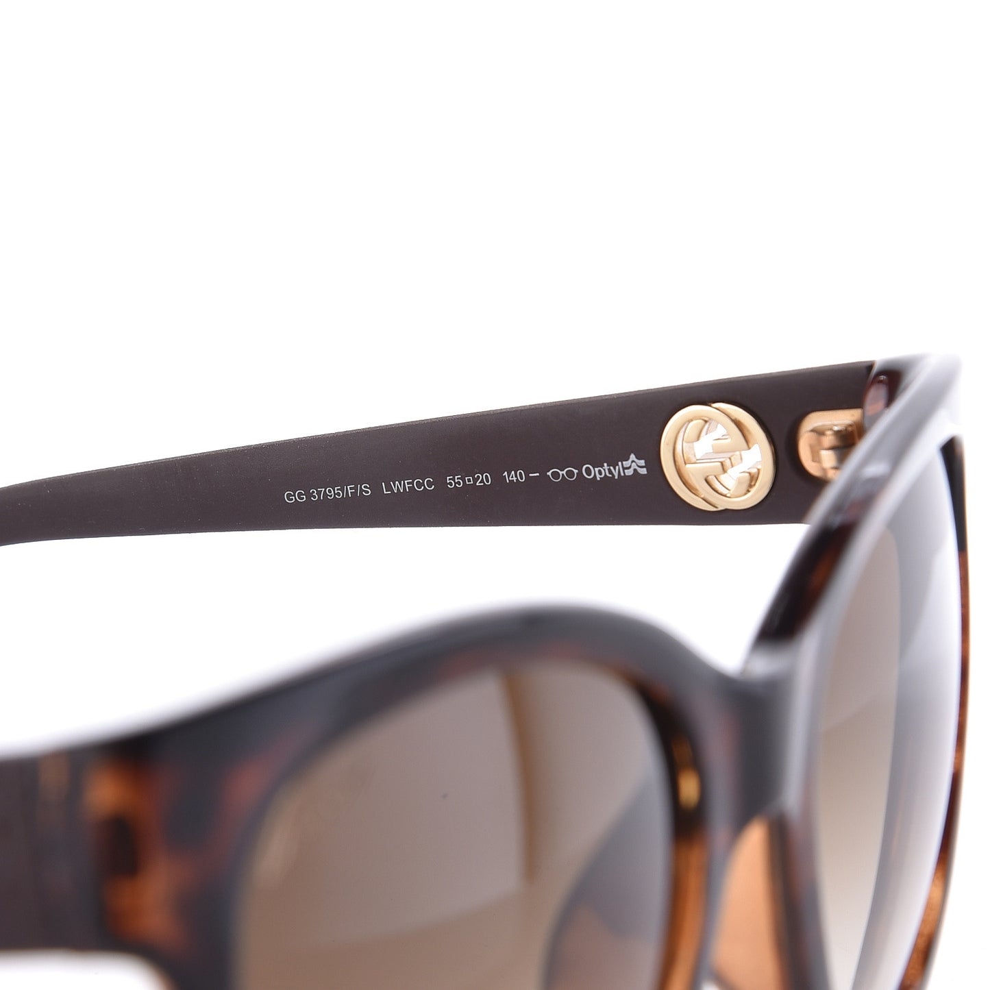 Diamante Sunglasses GG 3795/F/S Tortoise Brown