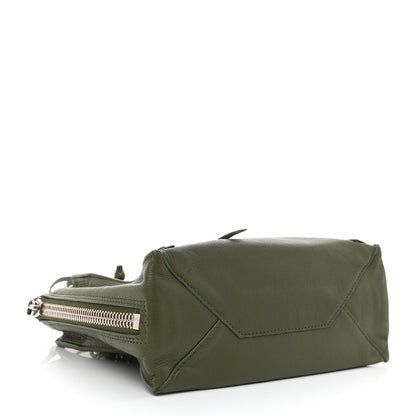 Balenciaga Calfskin Papier Mini A4 Tote Green 5 of 9