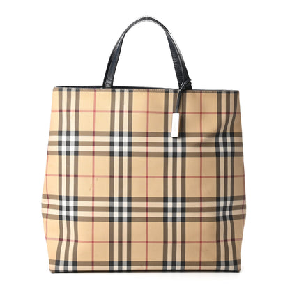Burberry House Check Medium Tote Black 1 of 15