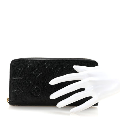 Louis Vuitton Empreinte Zippy Wallet Black 2 of 7