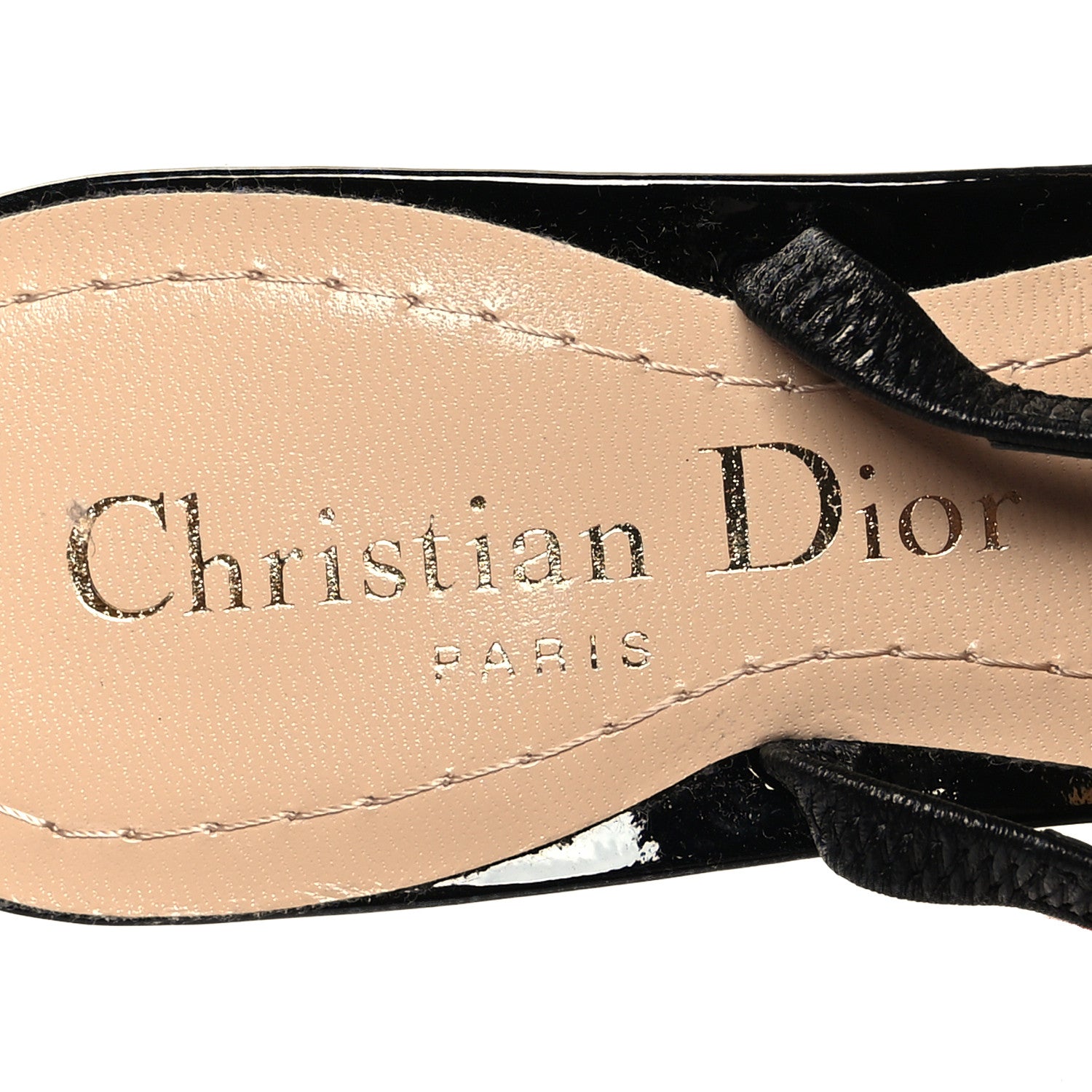 Christian Dior Patent Dior Day Slingback 35mm Pumps 35 Black 8 of 9
