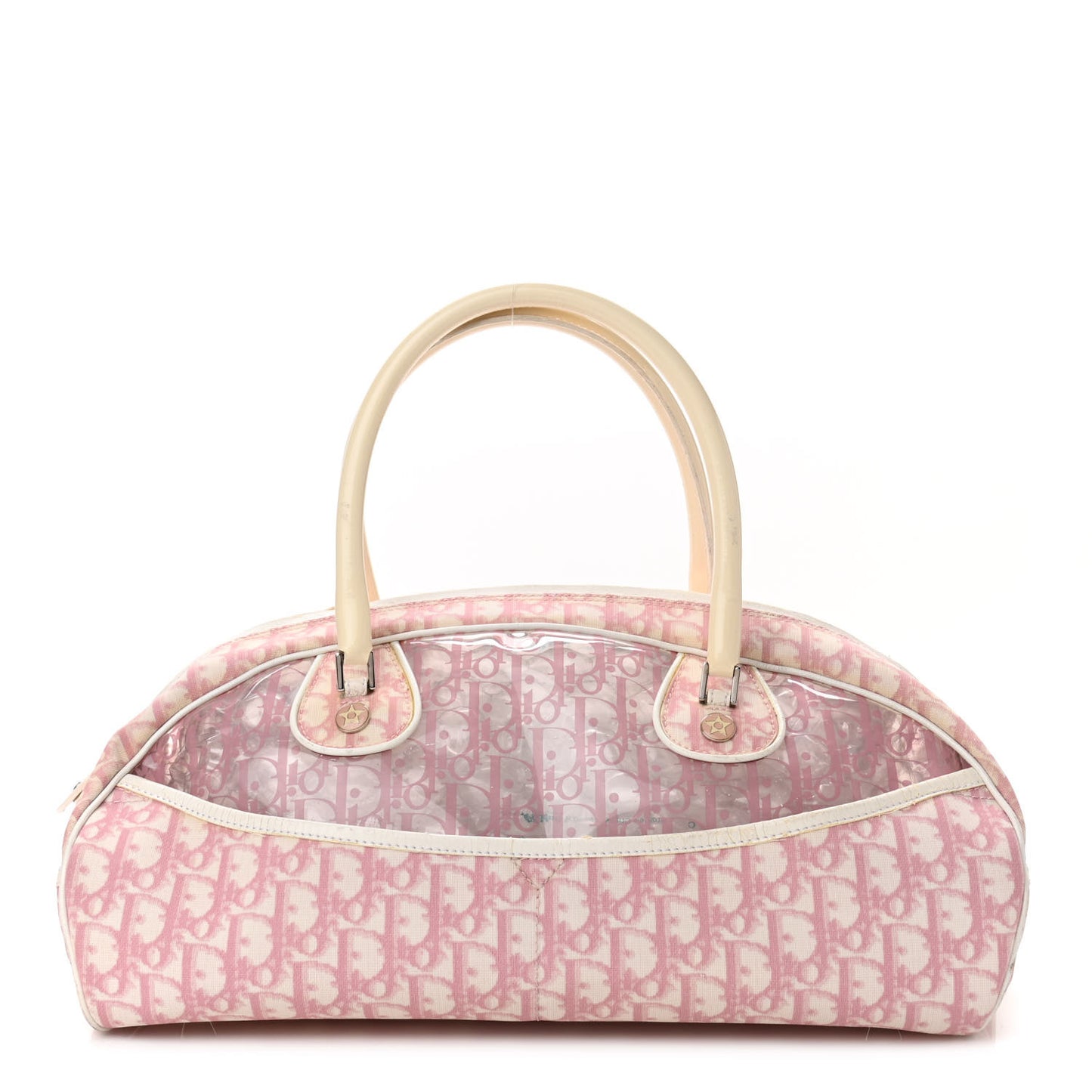 Monogram PVC Bowler Pink
