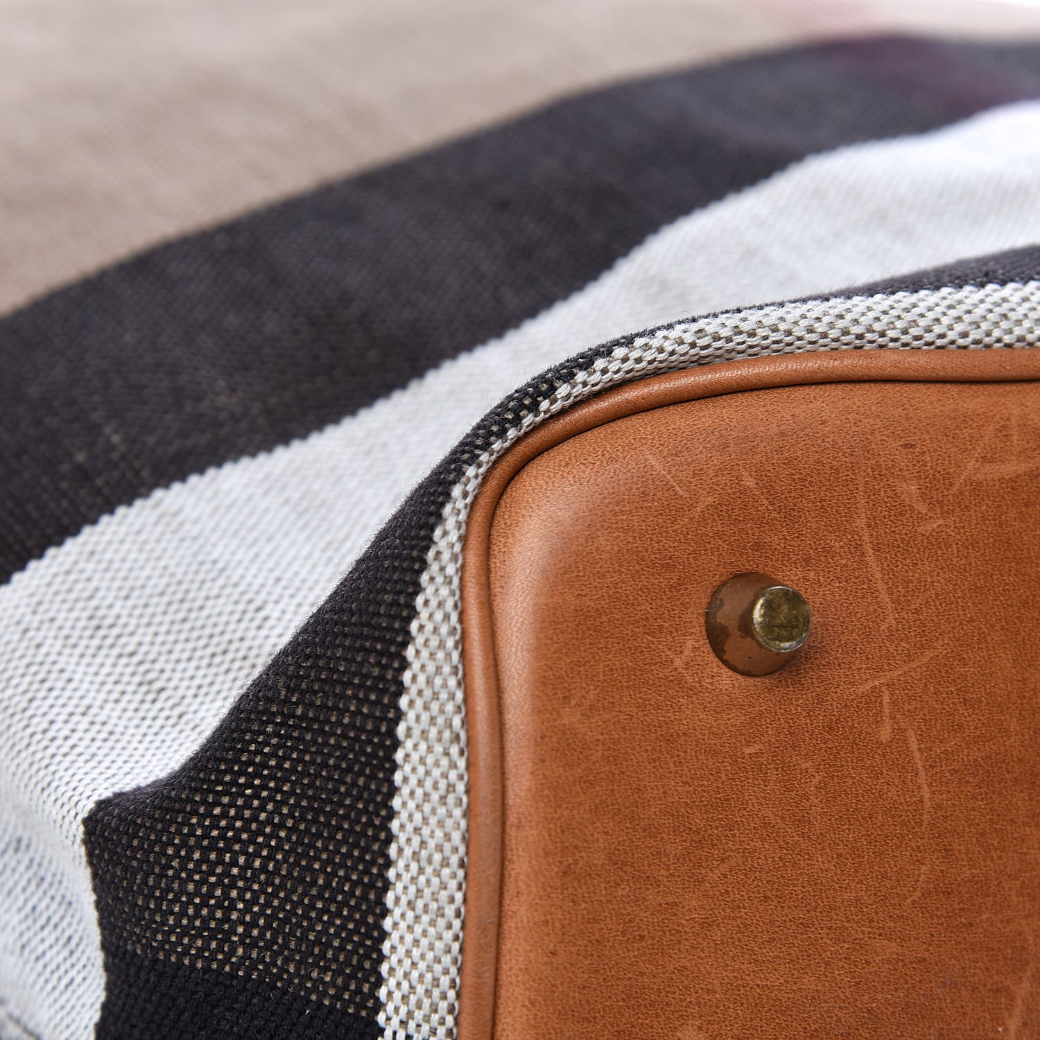 Burberry Canvas Mega Check Medium Ashby Hobo Saddle Brown 17 of 22