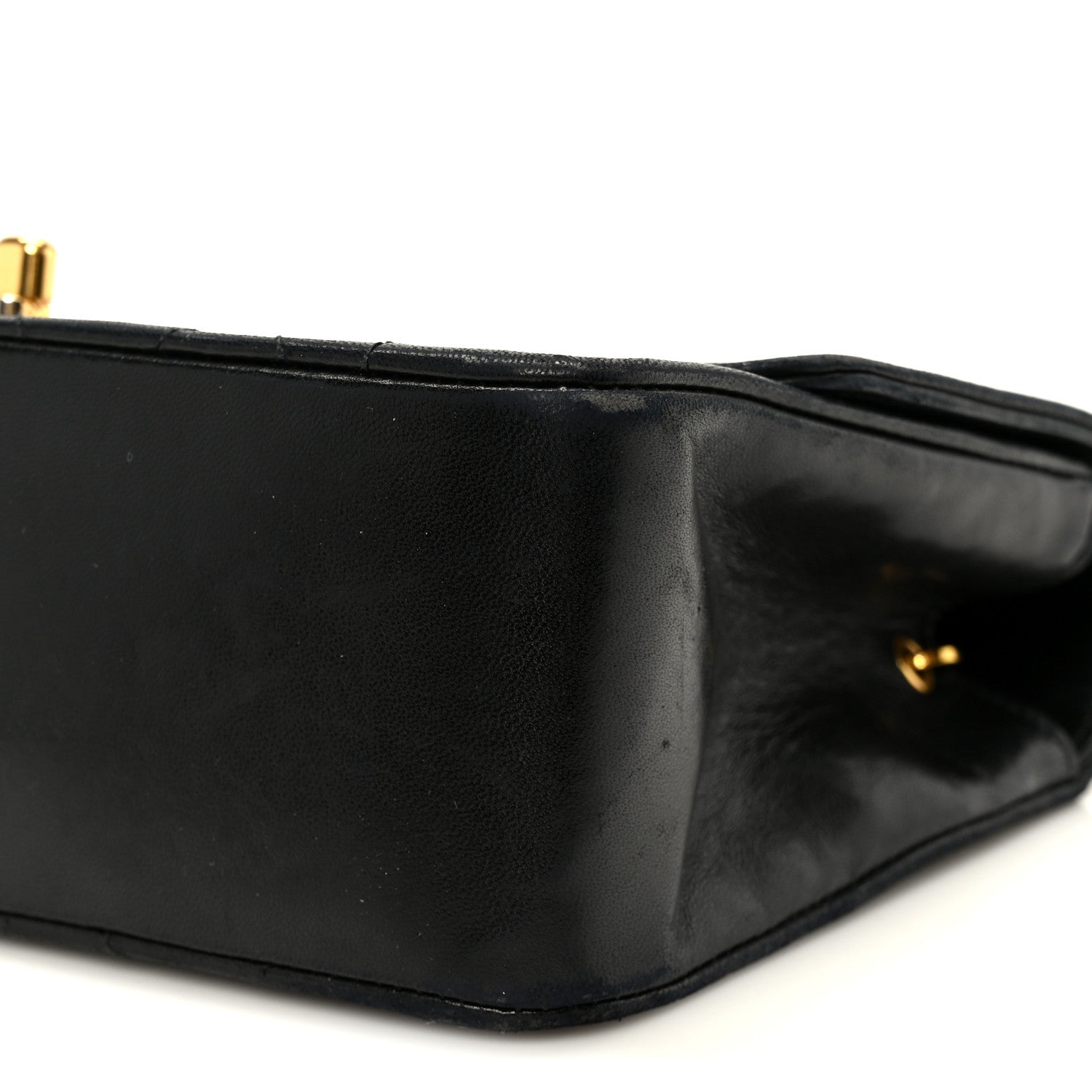 Chanel Lambskin Quilted Small Single Flap Black 12 of 13