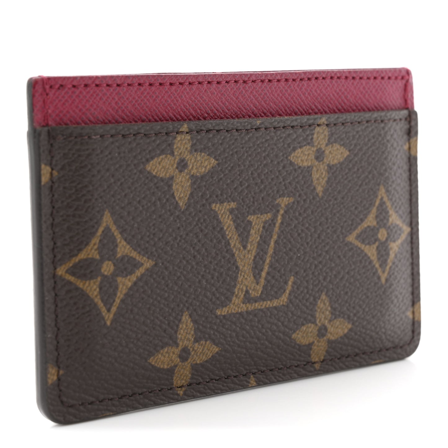 Monogram Card Holder Fuchsia