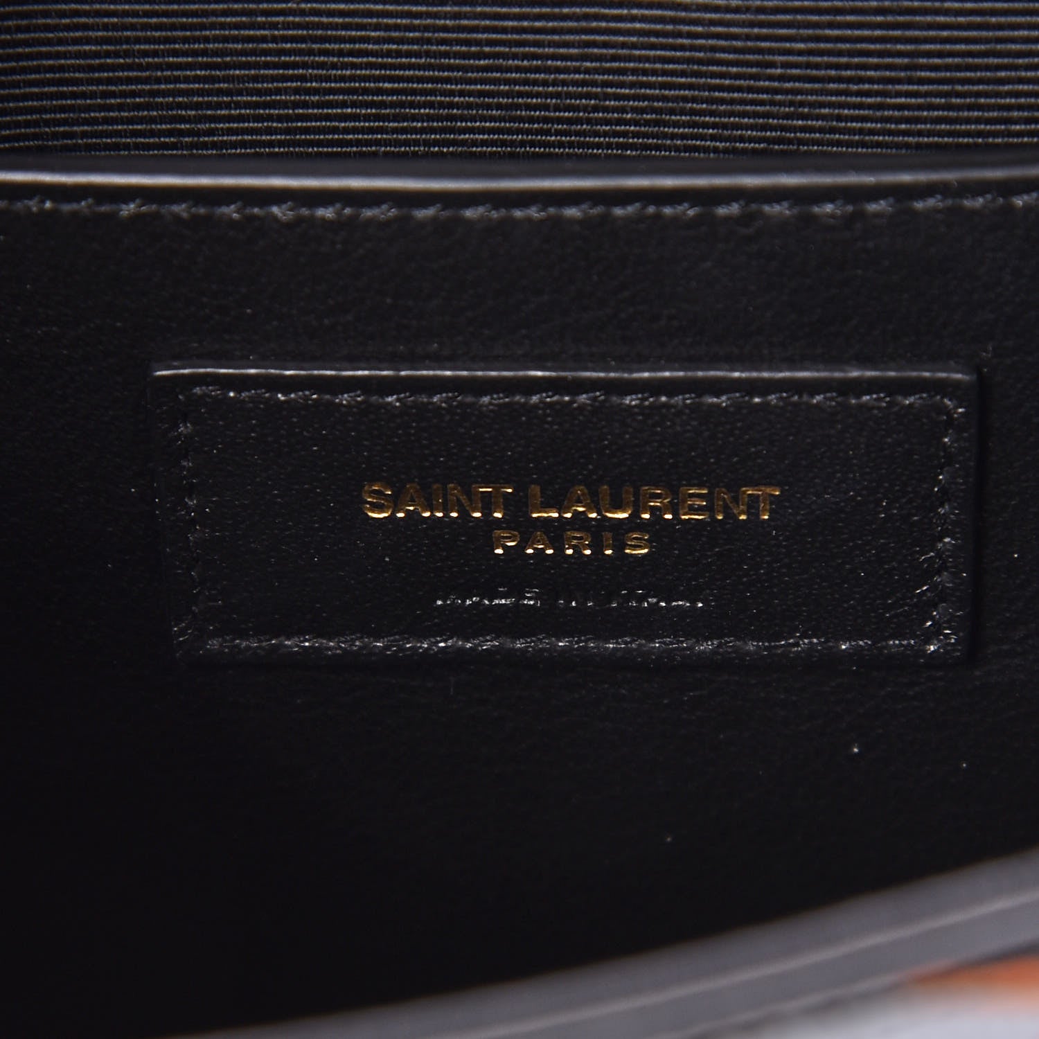 Saint Laurent Grain De Poudre Small Monogram Shapes Print Kate Satchel Black 9 of 9