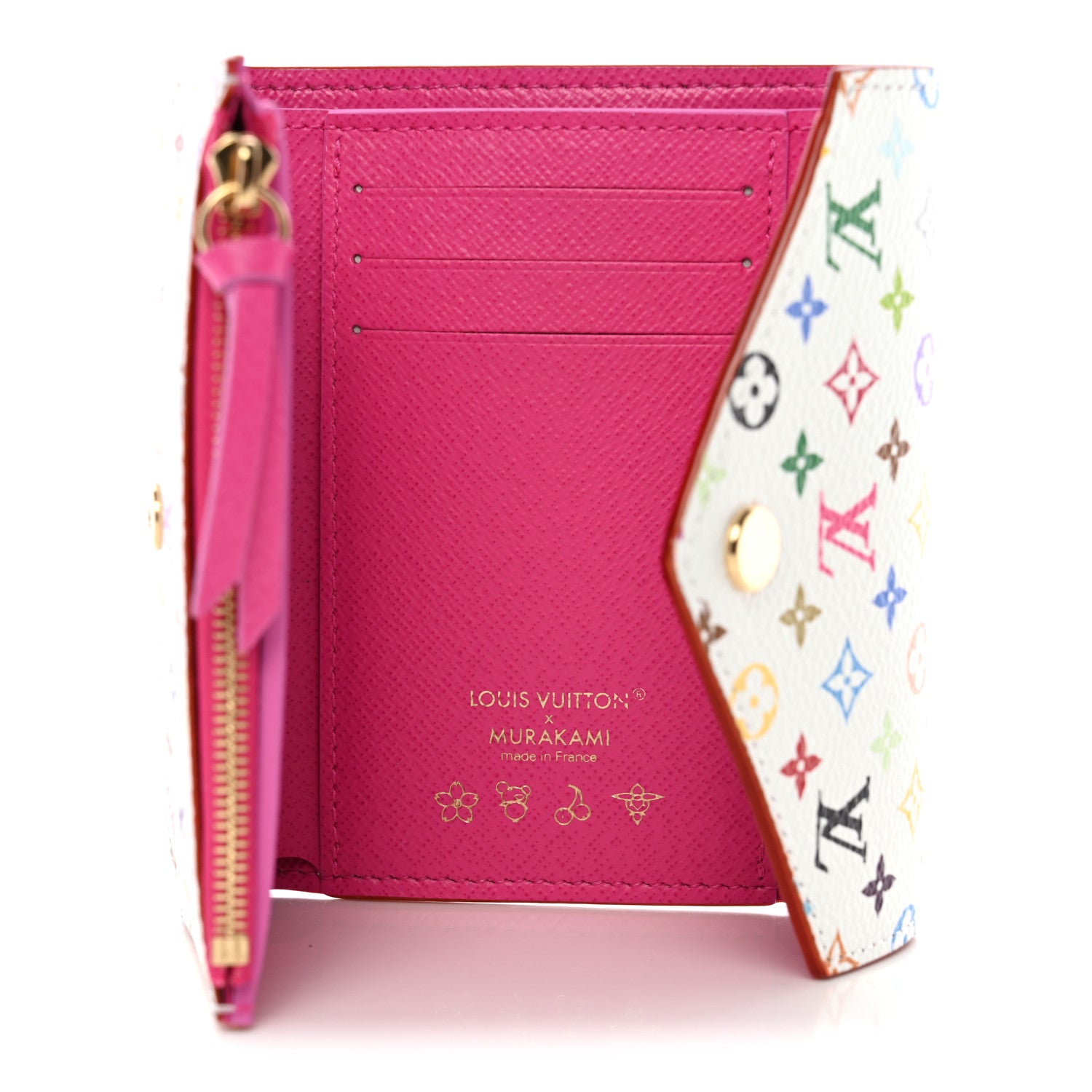 Louis Vuitton LV x TM Monogram Multicolor Victorine Wallet White 5 of 8