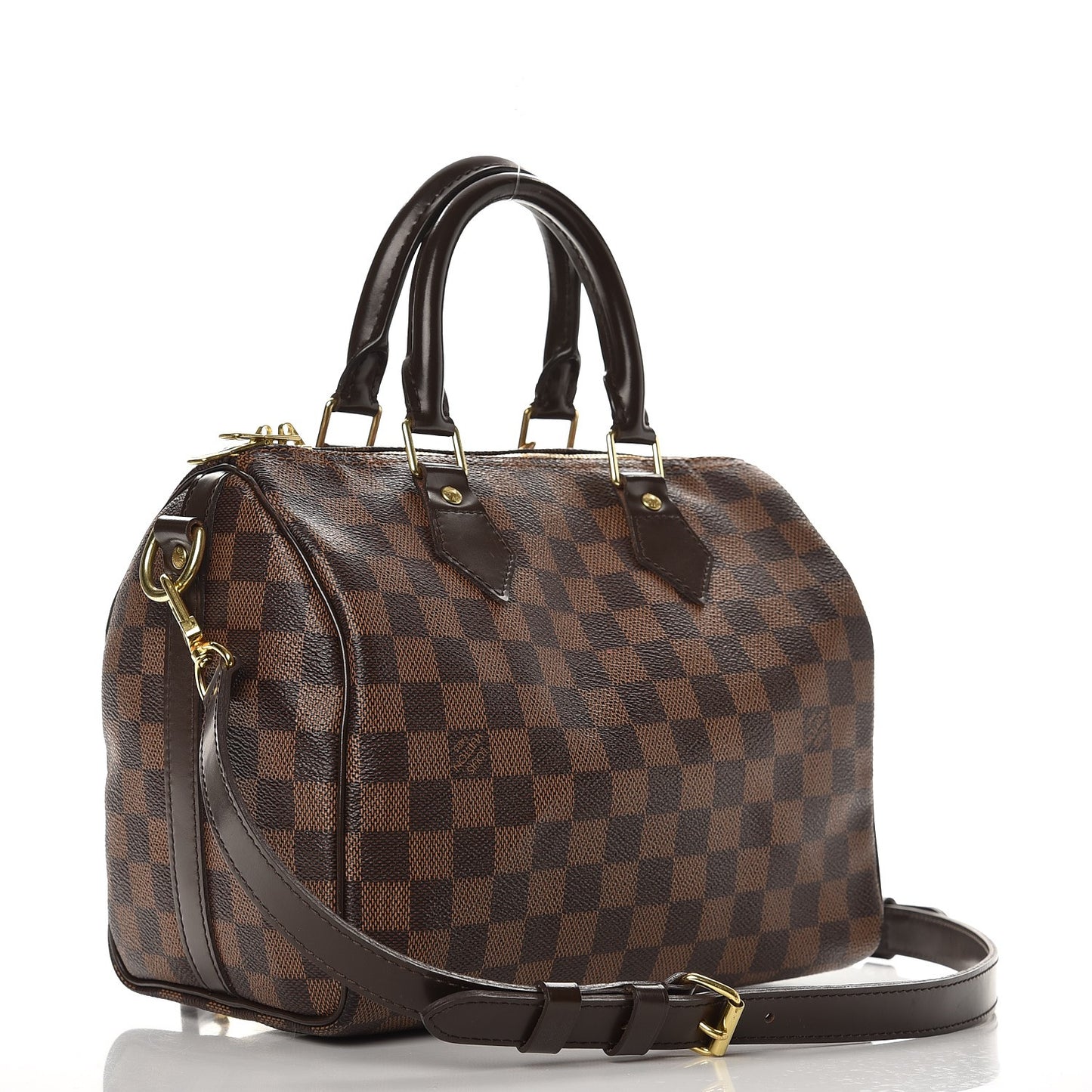 Damier Ebene Speedy Bandouliere 25