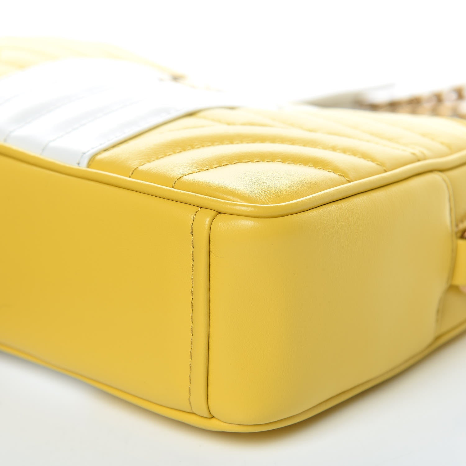 Prada Soft Calfskin Diagramme Crossbody Bag Soleil Bianco 8 of 8