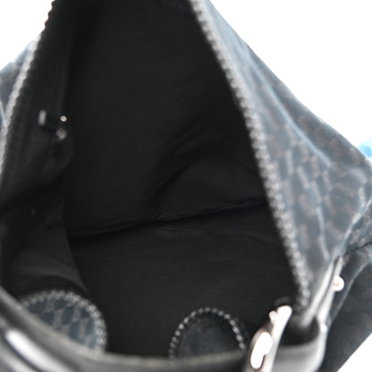 Gucci Monogram Large Horsebit Chain Hobo Black 5 of 10