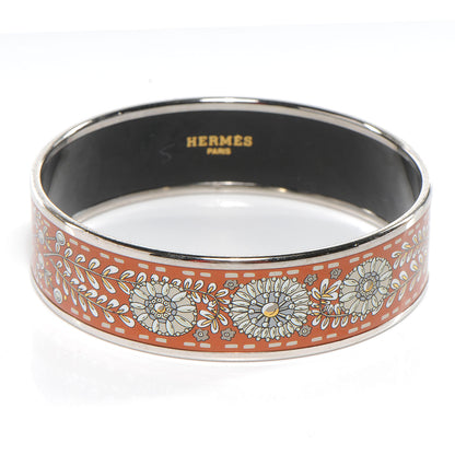 Hermes Enamel Printed Wide Bracelet 65 1 of 5