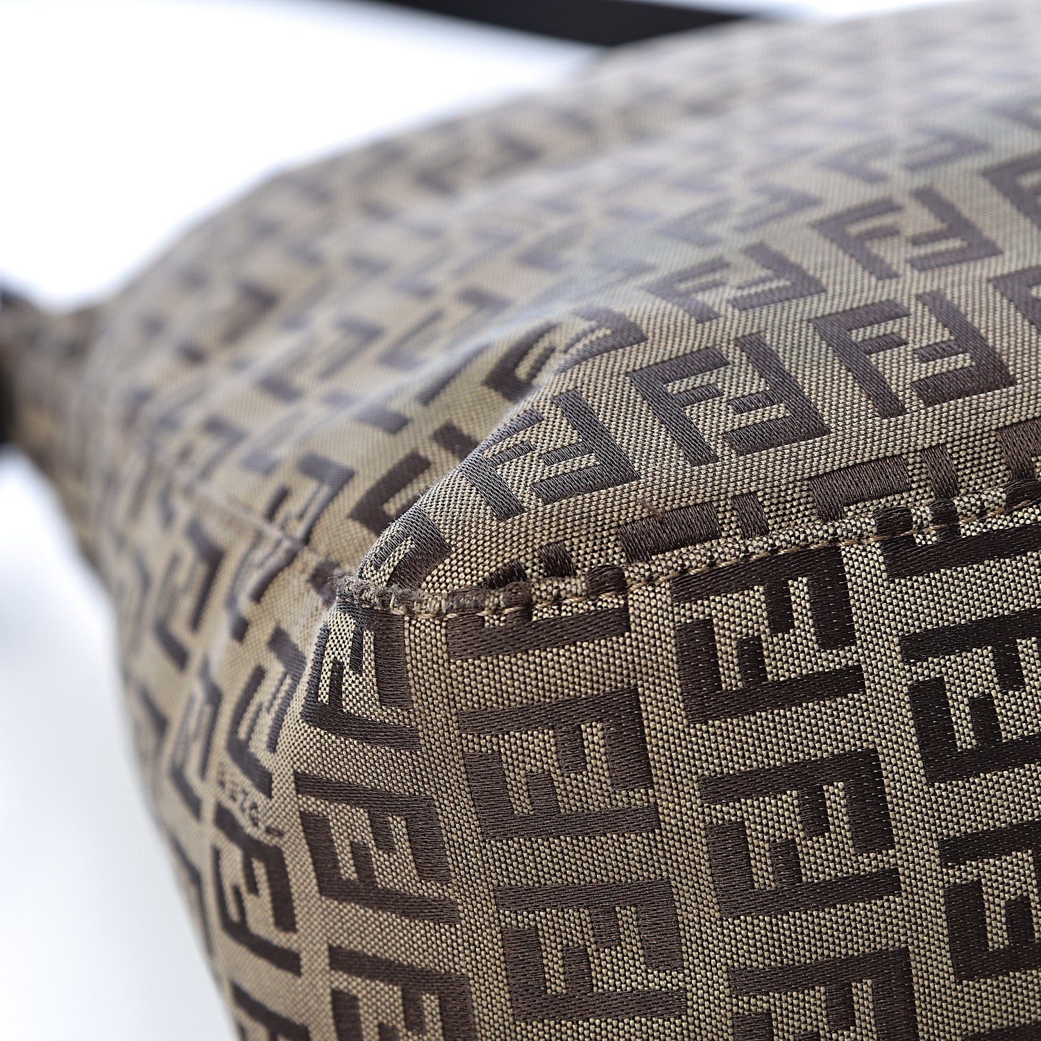Fendi Zucchino Hobo Dark Brown 12 of 15