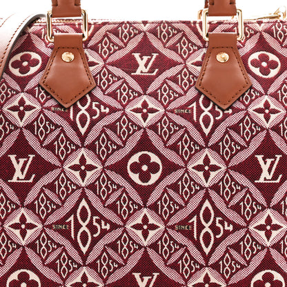 Louis Vuitton Jacquard Since 1854 Speedy Bandouliere 25 Bordeaux 7 of 9