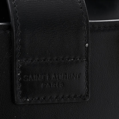 Saint Laurent Calfskin Monogram Baby Cabas Black 11 of 11