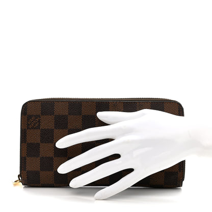 Louis Vuitton Damier Ebene Zippy Wallet 2 of 9